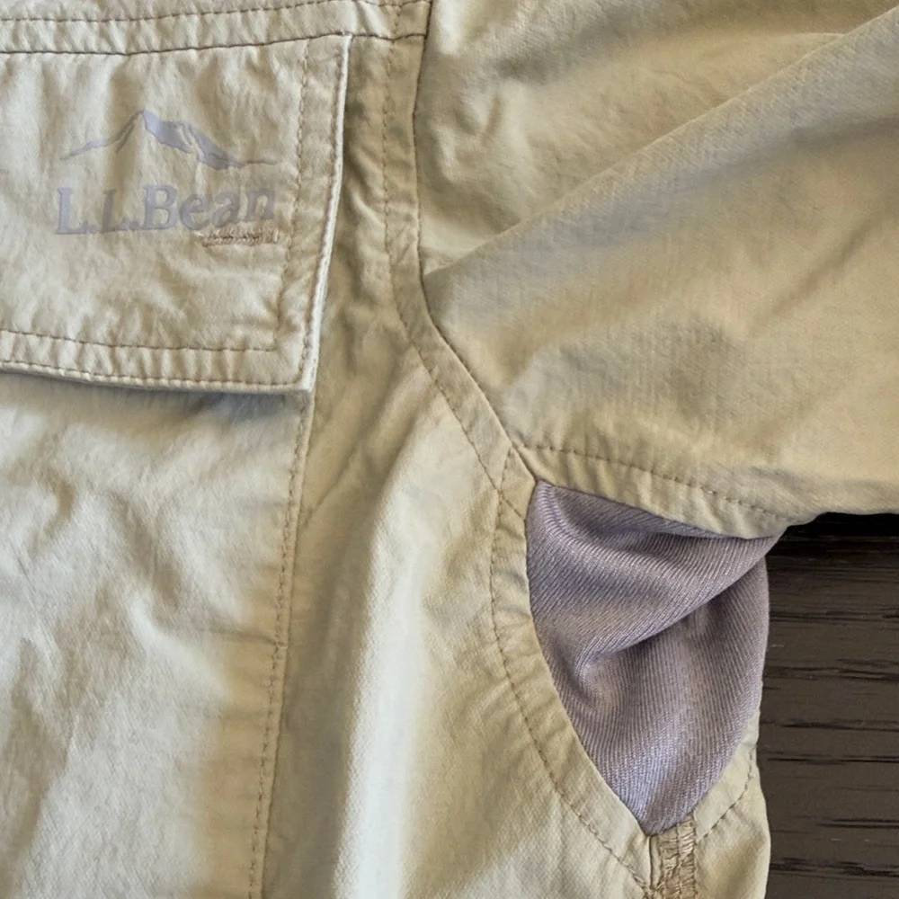 L.L. Bean Men Small Regular Utility Jacket in Light Green Outdoor